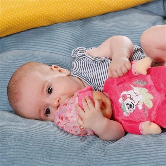 Baby Born - Sleepy - Muñeco blandito con sonajero integrado - Rosa - 30cm - A partir de 3 años 3