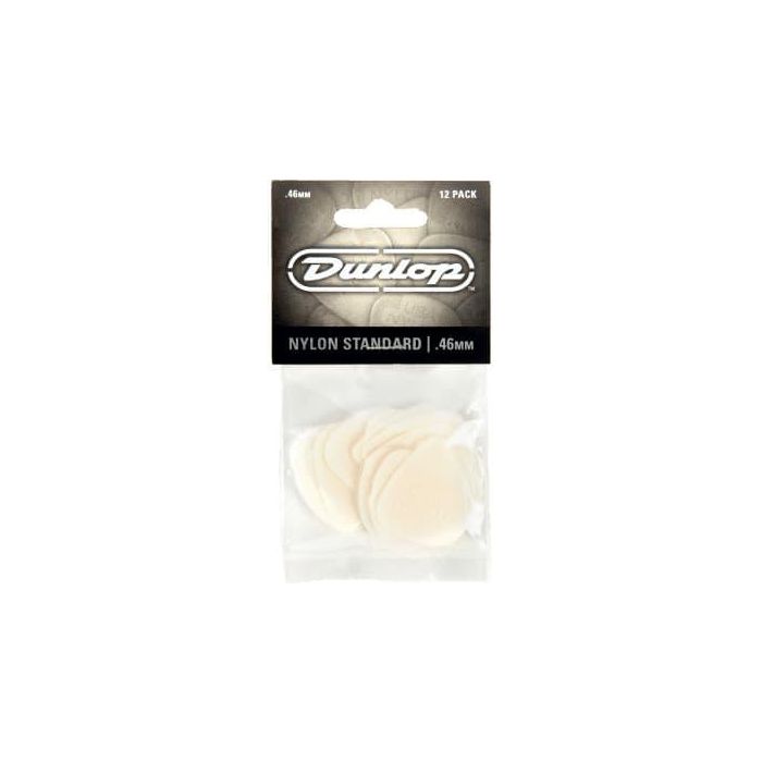 Dunlop Pack 12 Unidades Nylon Standard 0,46Mm Púas para Guitarra
