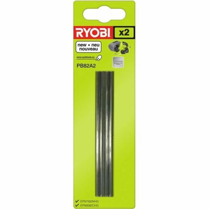 RYOBI Juego de 2 planchas desechables (carburo) ancho 82 mm RYOBI Juego de 2 planchas desechables (carburo) ancho 82 mm