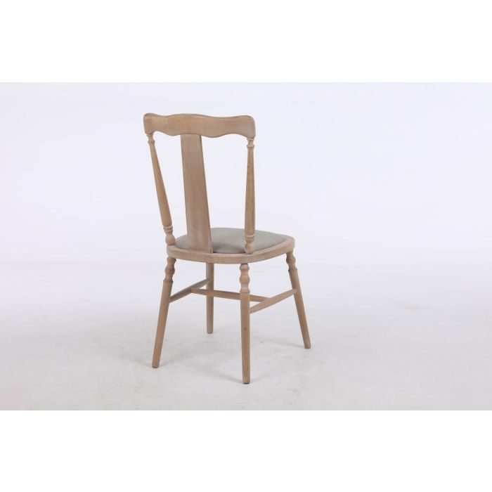 DKD Home Decor Silla Romantico Beige Natural 46 x 94 x 48 cm Cedro Poliester 3