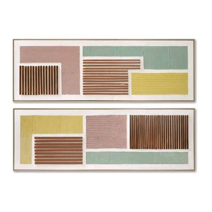 Cuadro Home ESPRIT Moderno Urbano 152 x 4,5 x 52 cm (2 Unidades) Cuadro Home ESPRIT Moderno Urbano 152 x 4,5 x 52 cm (2 Unidades)