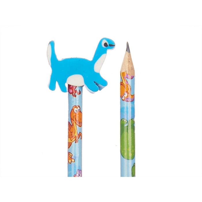 Set 3 Lapiceros Con Goma Dinosaurios Surtidos Pincello 11X26CM (32 Unidades) 3 Set 3 Lapiceros Con Goma Dinosaurios Surtidos Pincello 11X26CM (32 Unidades) 3
