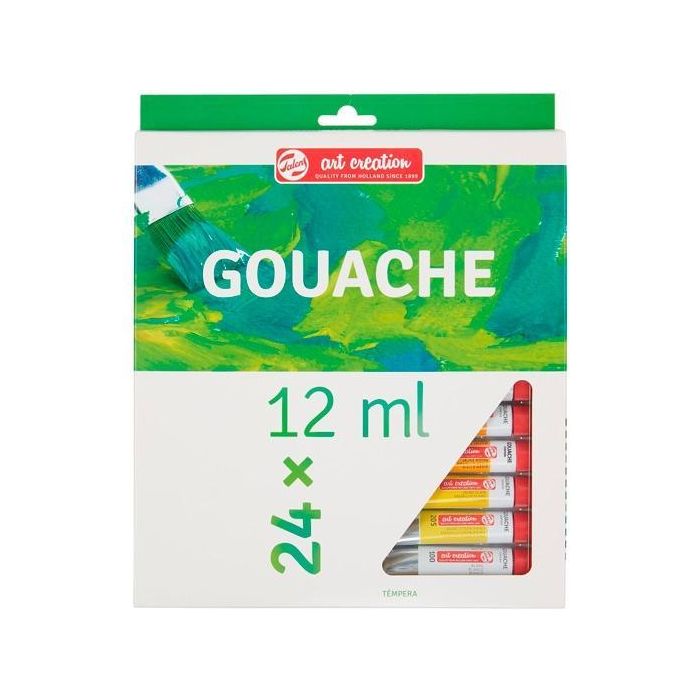 Talens Art Creation Set de Colores Témpera Gouache Tubo 12 ml Estuche 24 Unidades