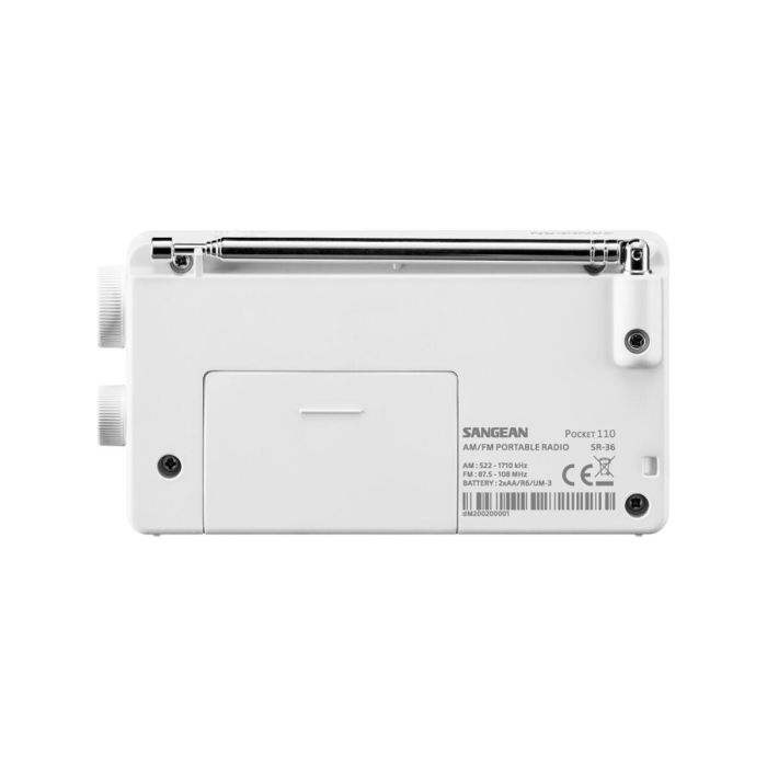 Radio Portátil Sangean SR-36 Blanco 5 Radio Portátil Sangean SR-36 Blanco 5
