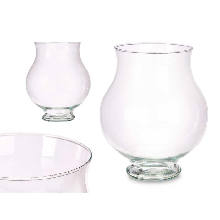 Jarrón de Cristal Giftdecor - Base 28 cm, Transparente Jarrón de Cristal Giftdecor - Base 28 cm, Transparente