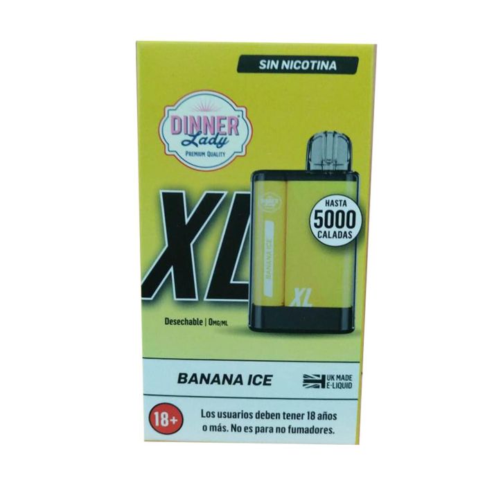 Dinner Lady Pro XL vapeador banana ice sin nicotina