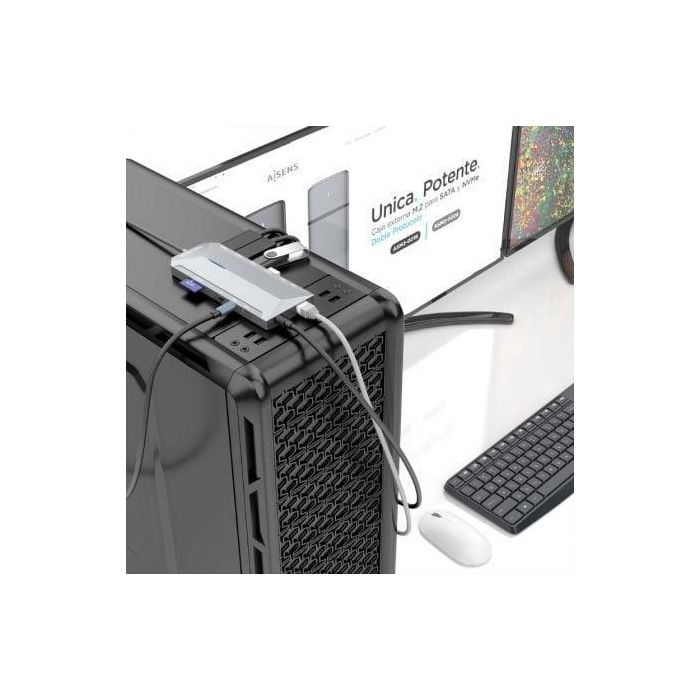 AISENS - USB-C DOCK 12 EN 1, USB-C A 2XHDMI, 1XRJ45, 3XUSB-A, 2XUSB-C, 1XUSB-C PD, 1XAUDIO, 1XSD, 1XMICRO SD, GRIS, 15CM 4 AISENS - USB-C DOCK 12 EN 1, USB-C A 2XHDMI, 1XRJ45, 3XUSB-A, 2XUSB-C, 1XUSB-C PD, 1XAUDIO, 1XSD, 1XMICRO SD, GRIS, 15CM 4