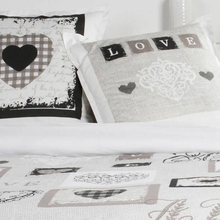 Today Juego de Cama 240x260 cm Matrimonio 100% Algodón 57 Hilos con 2 Fundas Almohada 65x65 cm - Eden White Print 2 Today Juego de Cama 240x260 cm Matrimonio 100% Algodón 57 Hilos con 2 Fundas Almohada 65x65 cm - Eden White Print 2
