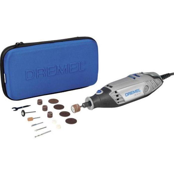 Mini herramienta DREMEL 3000 130W + 15 accesorios