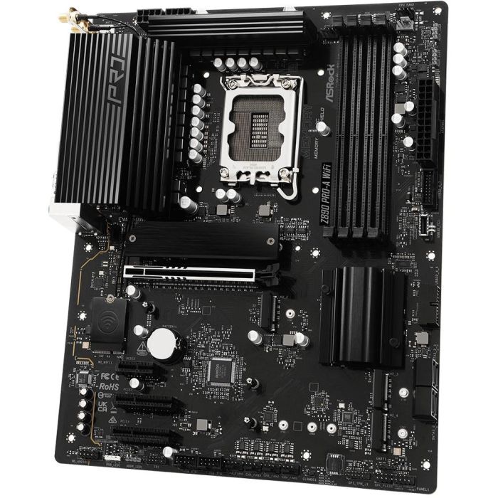 ASRock 1851 Z890 Pro-A Wifi DDR5 Placa Base Intel Z890 LGA 1851 para Intel Core Ultra (Series 2) Wi-Fi 6E BT 5.3 4 ASRock 1851 Z890 Pro-A Wifi DDR5 Placa Base Intel Z890 LGA 1851 para Intel Core Ultra (Series 2) Wi-Fi 6E BT 5.3 4