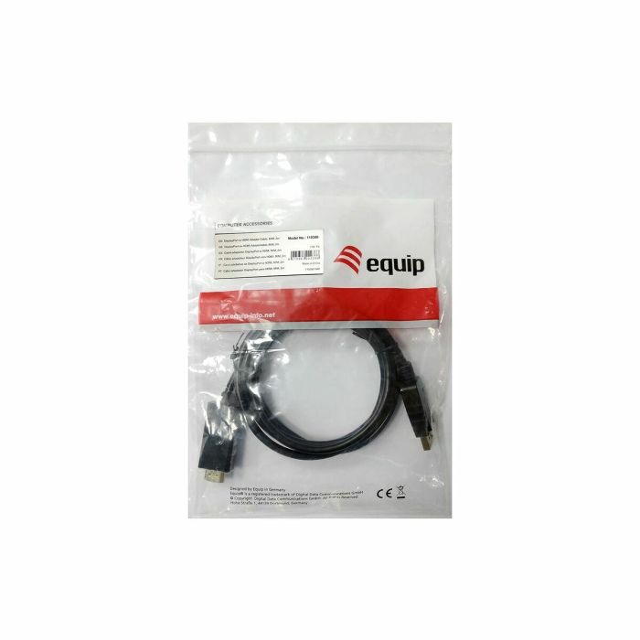 EQUIP CABLE DISPLAYPORT A HDMI 5M 5 EQUIP CABLE DISPLAYPORT A HDMI 5M 5