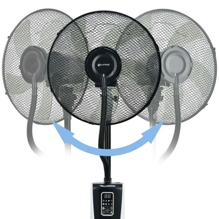 Ventilador Nebulizador de Pie Grunkel FAN-G16 NEBUPRO Negro 4 Ventilador Nebulizador de Pie Grunkel FAN-G16 NEBUPRO Negro 4