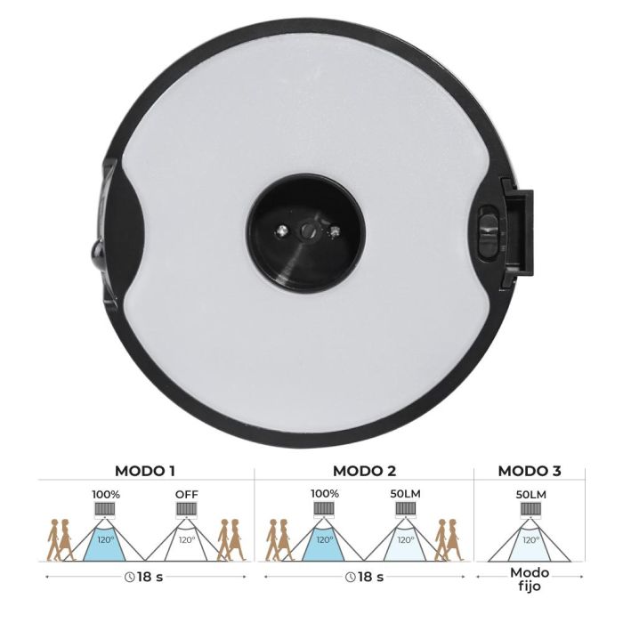 Aplique - estaca solar 4w 500 lm edm 2