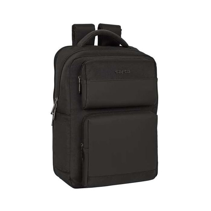 Safta Business Mochila Escolar Portátil 15.6" con USB, 2 Bolsillos Black-Blue-Grey (310x130x440 mm) 0 Safta Business Mochila Escolar Portátil 15.6" con USB, 2 Bolsillos Black-Blue-Grey (310x130x440 mm) 0