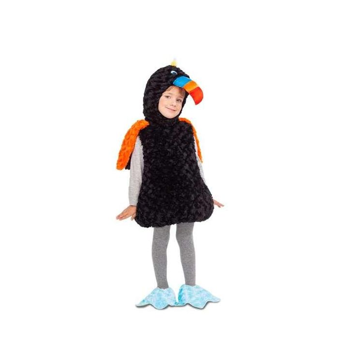 Disfraz tucán peluche vestido, gorro y patucos talla 3-4 años 1 Disfraz tucán peluche vestido, gorro y patucos talla 3-4 años 1