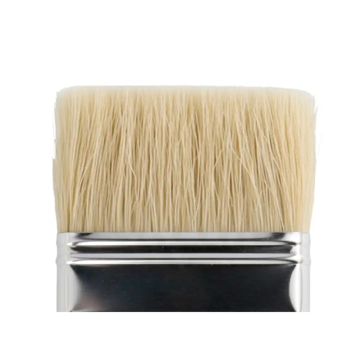 Liderpapel Brocha Paletina Plana Ancho 65 mm Pelo de Cerda Certificado FSC para Óleos y Acrílicos 3