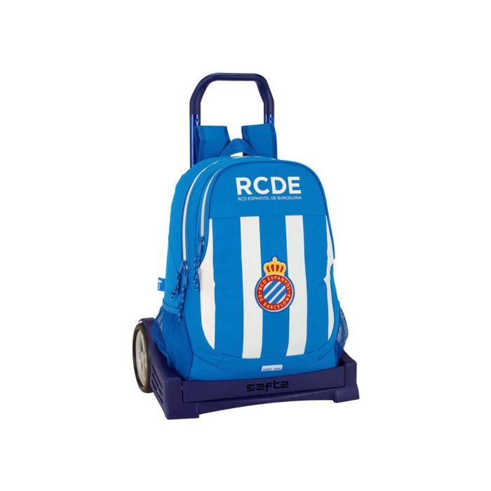 Cartera Escolar Safta Con Carro R.C.D. Español 330x150x430 mm