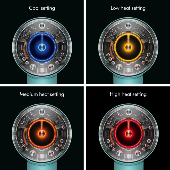 Dyson Supersonic Nural Secador de Pelo - Ceramic Patina/Topaz - 1600W con 3 Velocidades y 4 Ajustes de Temperatura 17
