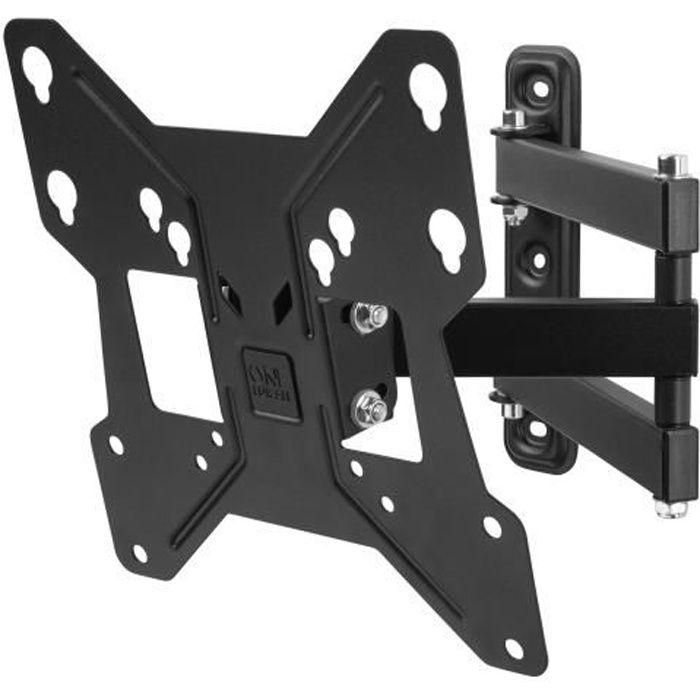 ONE FOR ALL WM2251 - Soporte de pared con ajuste de inclinación y rotación (180 °) para TV de 13 a 40 (33 a 102 cm) - Negro