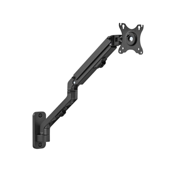 Gembird MA-WA1-02 Soporte de Pared Brazo Único para Monitor Ergonómico Articulado 27" (2-7 kg) VESA 75x75 100x100 Negro