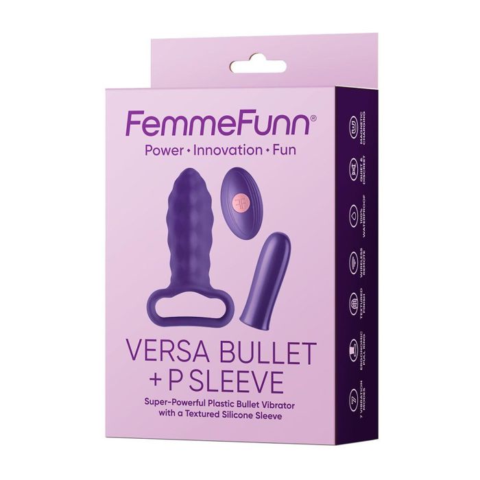 Plug Anal FemmeFunn VERSA BULLET Morado 1 Plug Anal FemmeFunn VERSA BULLET Morado 1