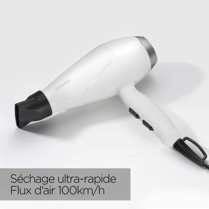 Babyliss Secador de Pelo 6704WE AC Speed Pro 2000W Motor AC 3