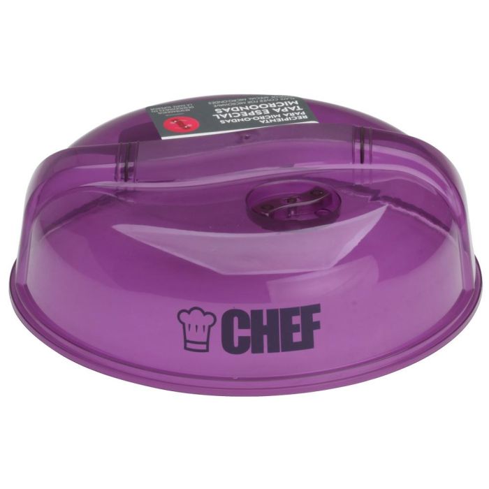 Cook Concept Tapa para Microondas, Diámetro 25.5 cm, Con Válvula de Escape de Aire 5