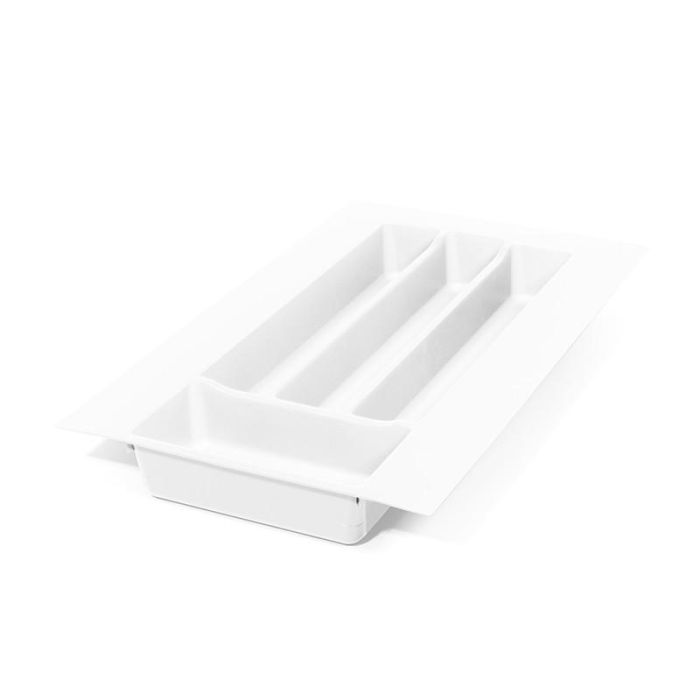 ALK System Auro Cubertero de Plástico para Cajón de Cocina Acabados Antracita y Blanco Módulos 300-1000 mm Fondo 490x56.5 mm