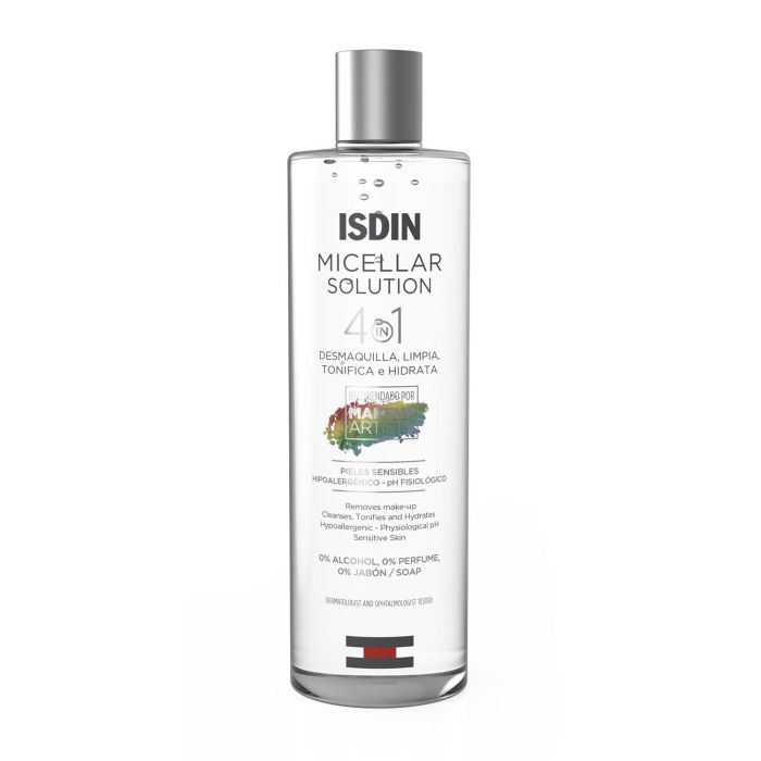Isdin 4in1 micellar solution solucion sin alcohol pieles sensibles 400 ml Isdin 4in1 micellar solution solucion sin alcohol pieles sensibles 400 ml