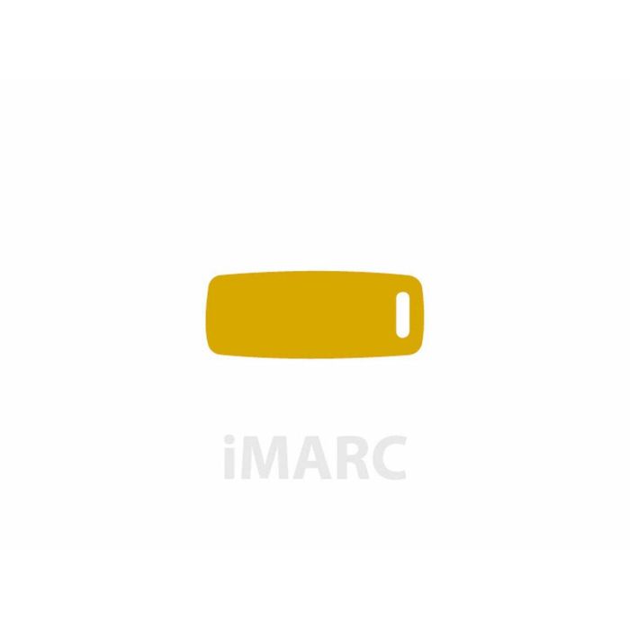 Placa identificativa Imarc Baggage Amarillo Dorado