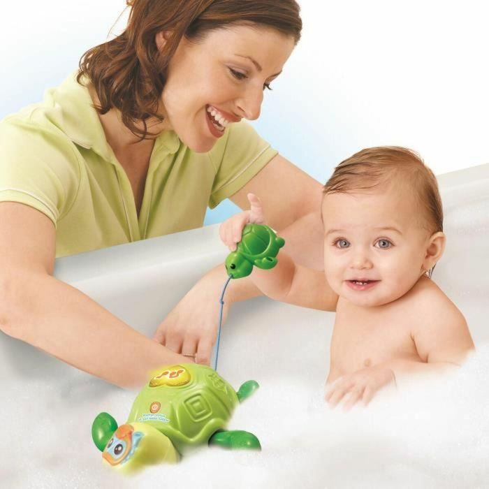 VTECH BABY - Juguete de Baño - Madre Tortuga y Bebé Nadador 1