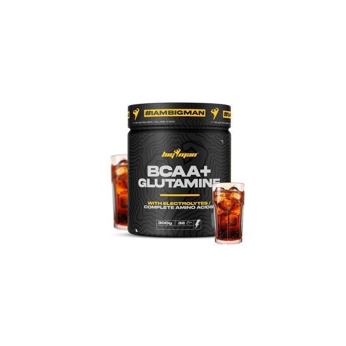 BIGMAN BCAA Glutamine + Electrolytes 300 Gr Sabor Cola