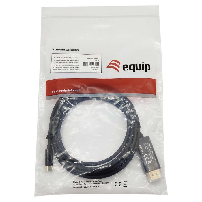 EQUIP CABLE USB-C A DISPLAYPORT 1.2 MACHO MACHO 3M 4K/60Hz 3