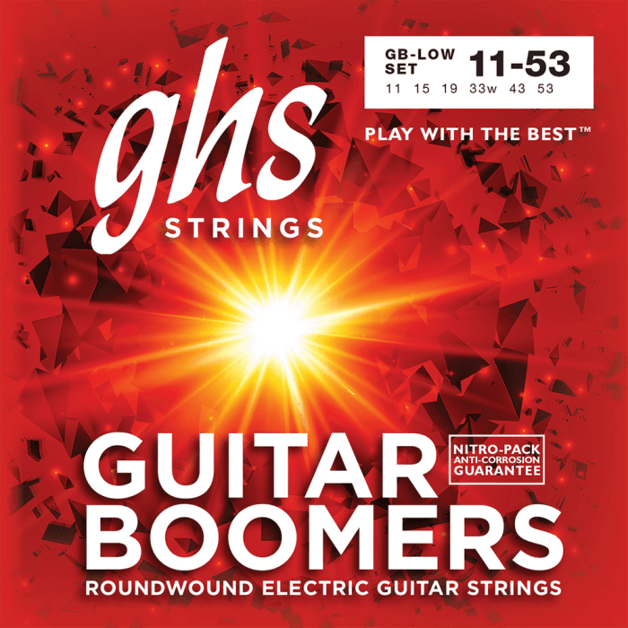 GHS Juego Eléctrico Boomers® Nickel Low Tune 11-53