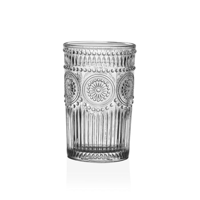 Vaso de Cristal Girasol 380 ml - Versa, 8x12.5 cm (4 Unidades) Vaso de Cristal Girasol 380 ml - Versa, 8x12.5 cm (4 Unidades)