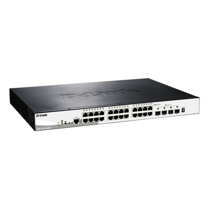 D - Link Switch Dgs - 1510 - 28Xmp, 28 Puertos Gigabit Ethernet, 4 SFP+, Soporte 10G, Montaje en Rack 1 D - Link Switch Dgs - 1510 - 28Xmp, 28 Puertos Gigabit Ethernet, 4 SFP+, Soporte 10G, Montaje en Rack 1