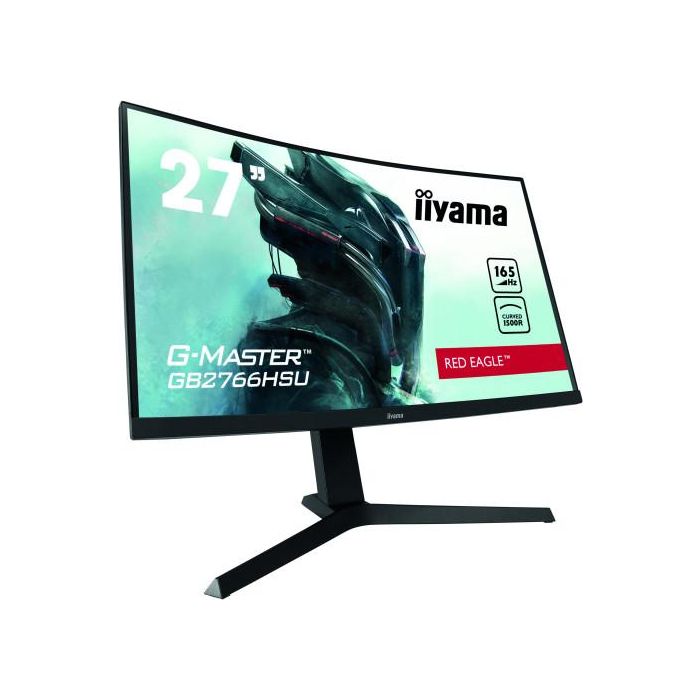 Iiyama GB2766HSU-B1 Monitor Gaming 27" FHD 1ms 165Hz VA Curvo 1500R Negro Altavoces VESA HDMI DisplayPort USB 6