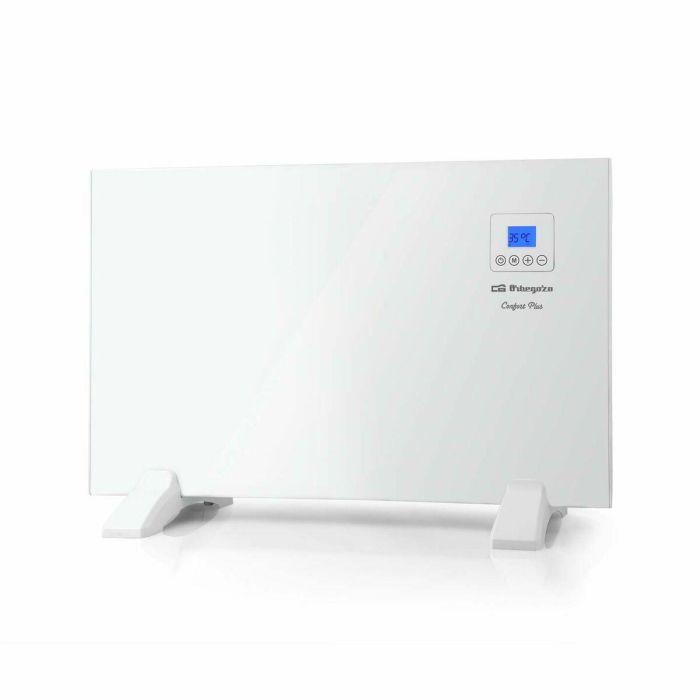 Orbegozo REH 1000 A Panel Calefactor Radiante 1000W con Mando a Distancia, Programable, Display Táctil y Protección Niños