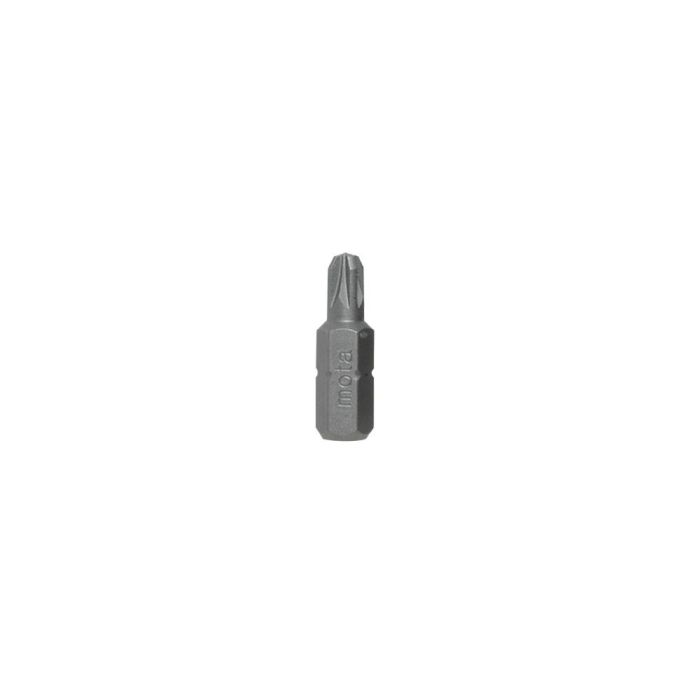 Mota Herramientas Juego 10 puntas pozidriv PZ1 1x25mm 1/4" acero Bpz125