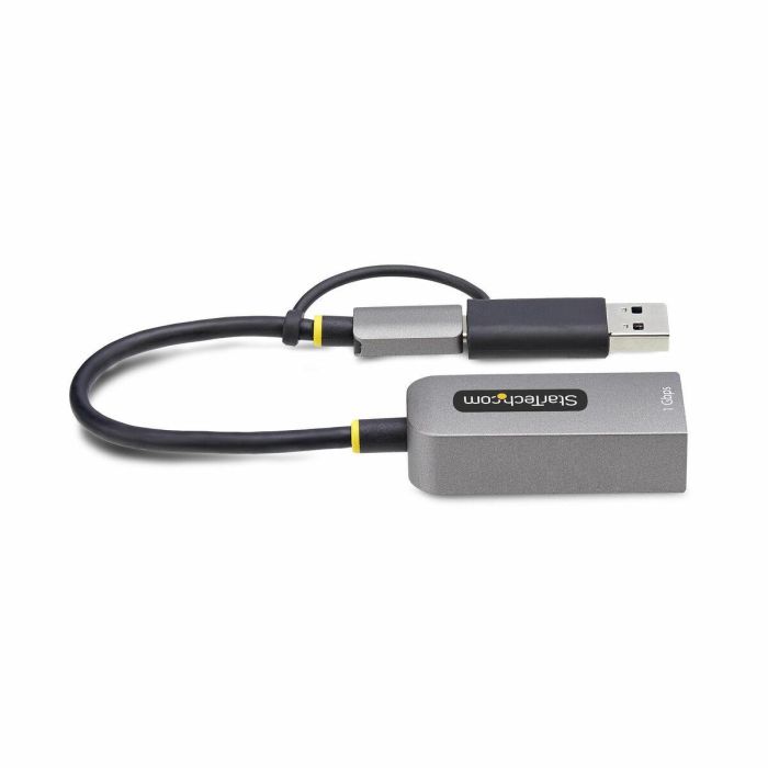 Cable USB Startech C21GA-USB-ETHERNET Gris 2