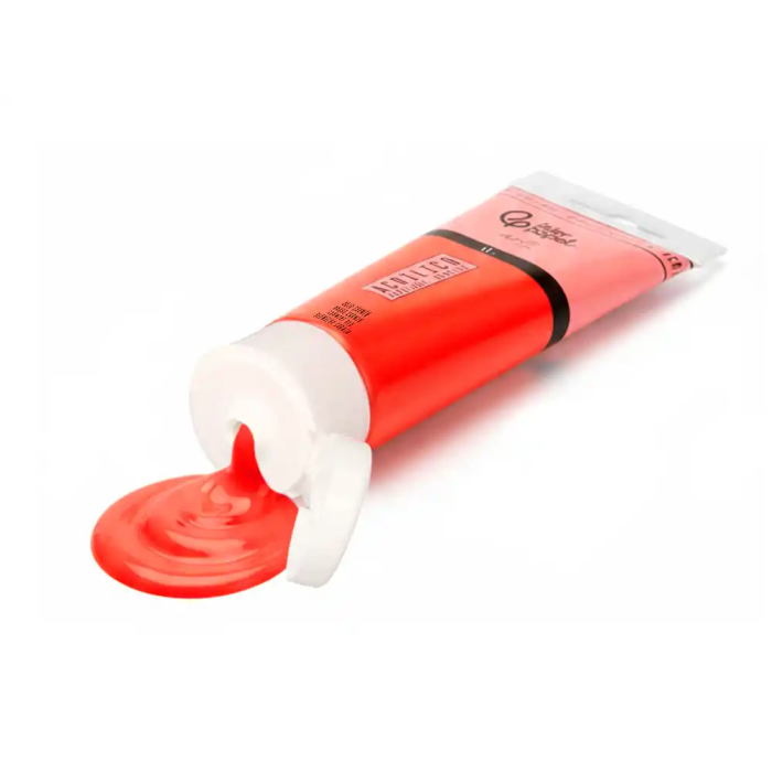 Liderpapel Pintura Acrílica Tubo de Plástico 60 ml Rojo Carmín 3