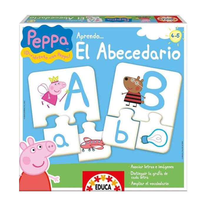 Juego aprendo el abecedario con peppa pig