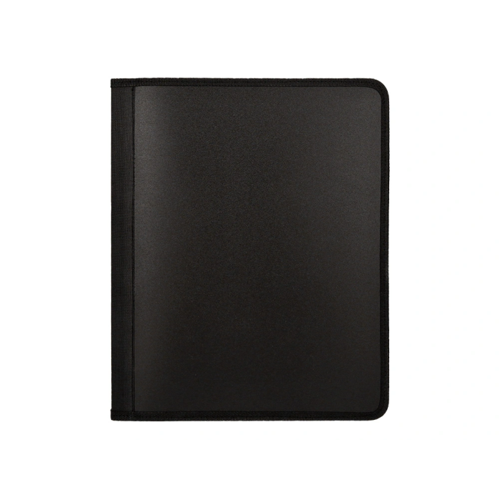 Liderpapel Carpeta 4 Anillas 25mm Polipropileno Cierre Cremallera DIN A4 Negro 1