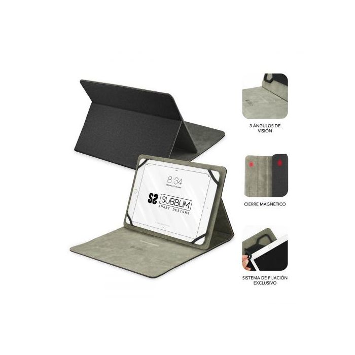 SUBBLIM Funda Stand Tablet Case 10,1" Black SUBBLIM Funda Stand Tablet Case 10,1" Black