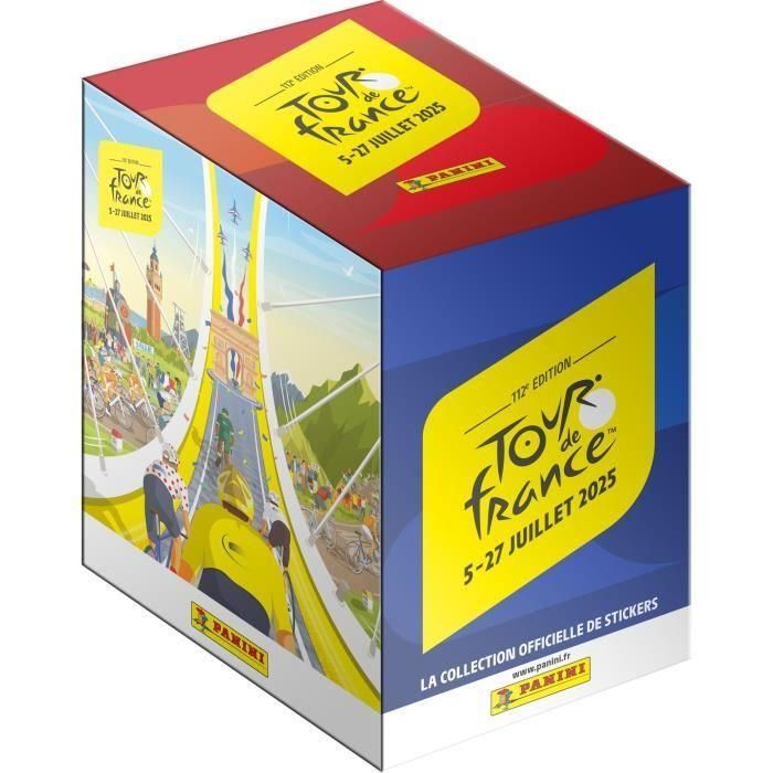 Caja - PANINI - TOUR DE FRANCE 2025 - 36 fundas - 180 pegatinas Caja - PANINI - TOUR DE FRANCE 2025 - 36 fundas - 180 pegatinas