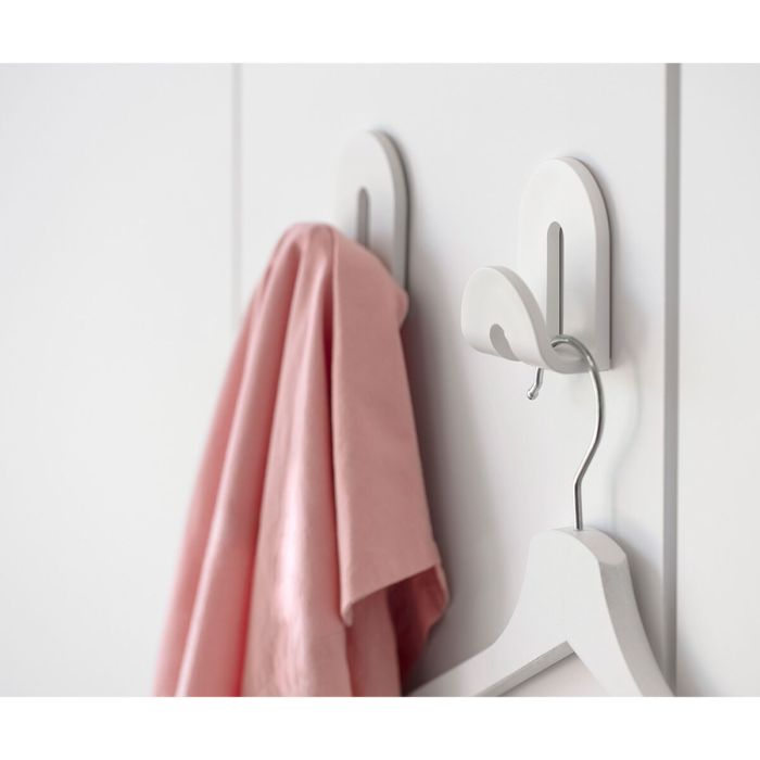 Colgador Inofix calma Blanco 2,5 kg Adhesivo 1 Colgador Inofix calma Blanco 2,5 kg Adhesivo 1