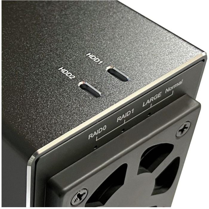 LC-Power Caja Disco Duro 3.5" LC-35U3-RAID-2 Negra Conexión USB 4