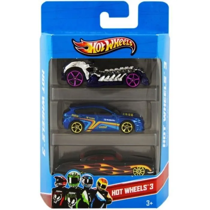 Mattel Coche Hot Wheels Pack 3 Coches Modelos Surtidos 1