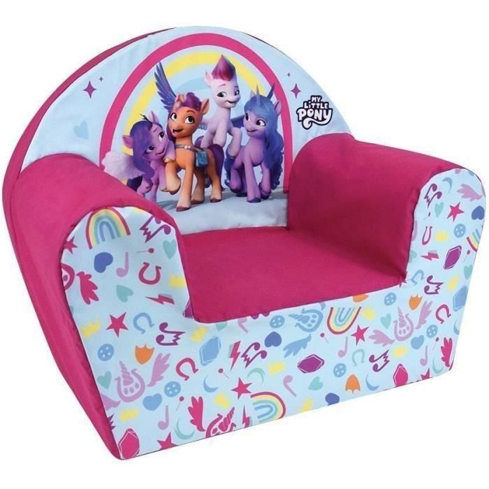 Zipp Sunny Pipp Izz Sillón club MY LITTLE PONY - Fun House - L.52 x P.33 x H.42 cm - origen Francia Zipp Sunny Pipp Izz Sillón club MY LITTLE PONY - Fun House - L.52 x P.33 x H.42 cm - origen Francia