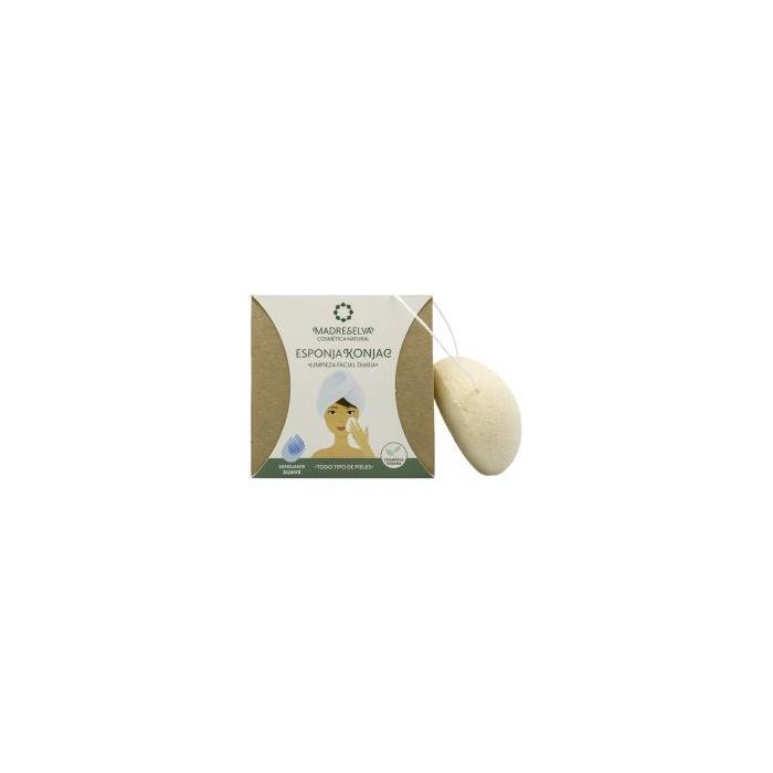 TALLER MADRESELVA Esponja Facial de Konjac Natural para Limpieza Profunda - Piel Suave y para Todo Tipo de Pieles